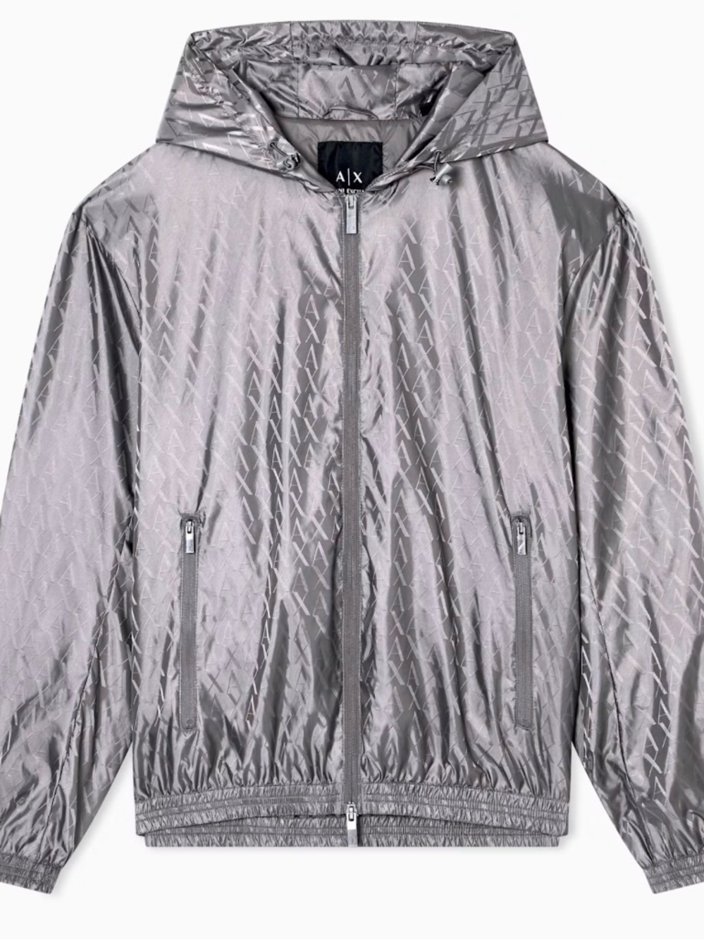 Armani Exchange NYLON JACQUARD WINDBREAKER